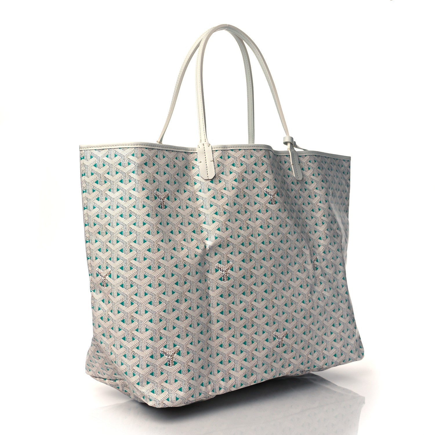 Goyard Goyardine Saint Louis Claire Voie GM White Opaline 4 of 11