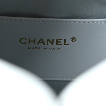 Chanel Caviar Quilted Small Chanel 25 Handbag Light Blue 6 of 11