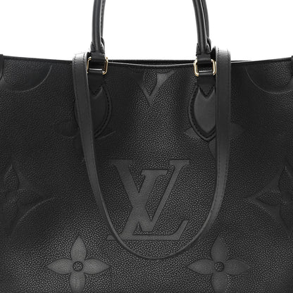 Louis Vuitton Empreinte Monogram Giant Onthego MM Black 7 of 9