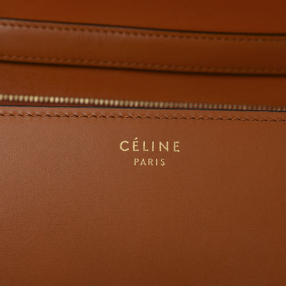 Celine Box Calfskin Medium Classic Box Flap Bag Chestnut 7 of 9
