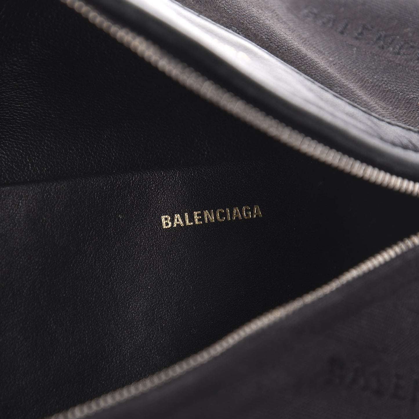 Canvas Jacquard Diagonal Allover Logo XS Souvenir Belt Bag Black