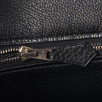 Hermes Taurillon Clemence Birkin 30 Black 17 of 27