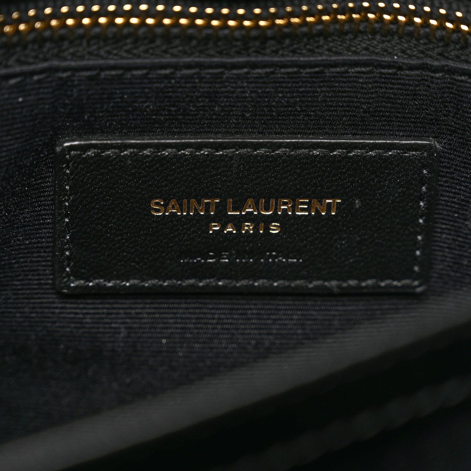 Saint Laurent Calfskin Y Quilted Monogram Toy Loulou Crossbody Bag Black 7 of 12