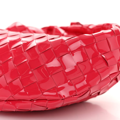 Bottega Veneta Patent Nappa Intrecciato Mini Jodie Candy Stripe 10 of 12