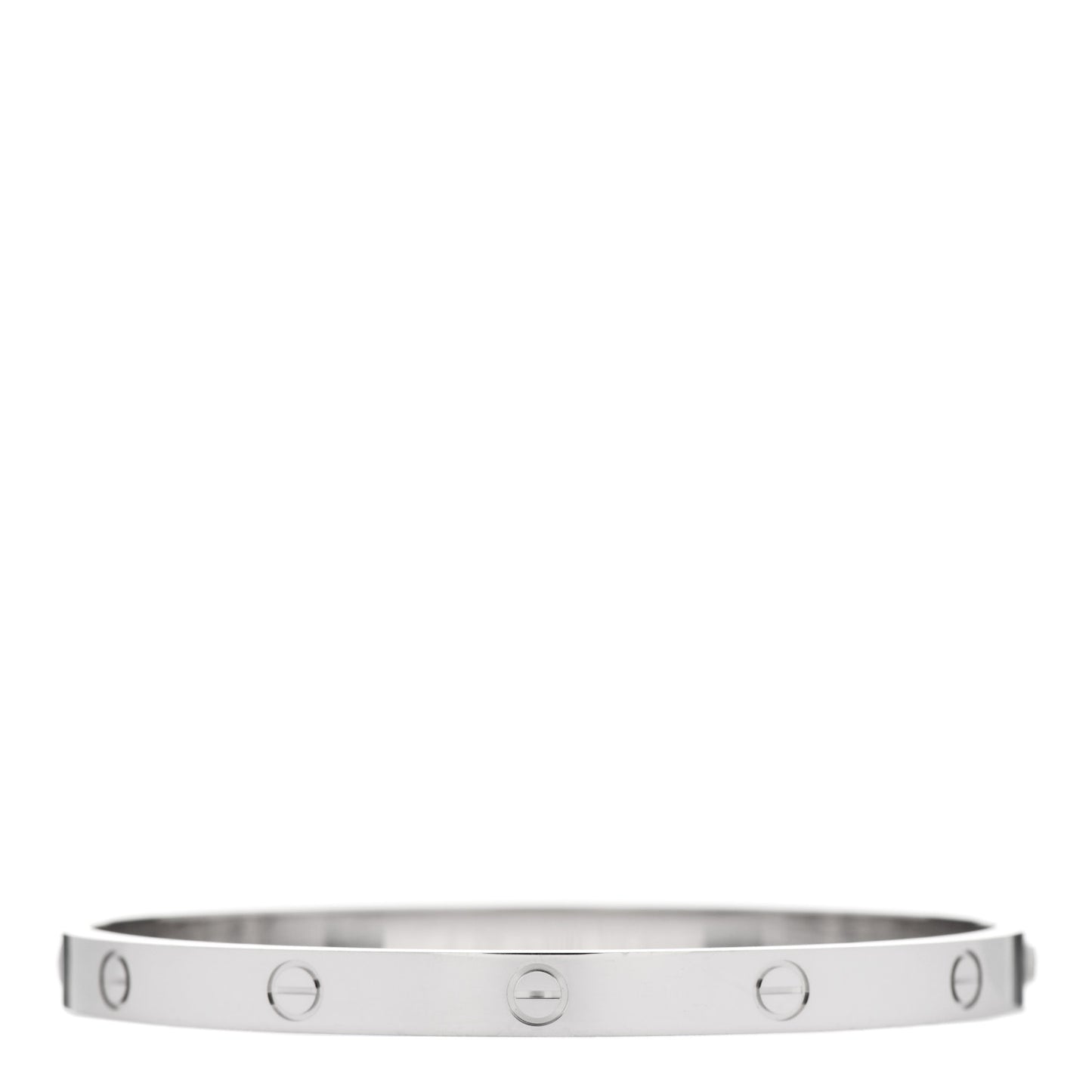 18K White Gold LOVE Bracelet 21