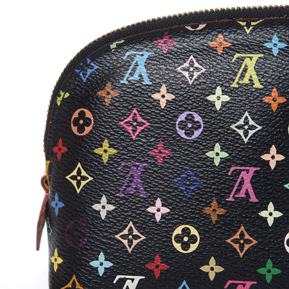 Louis Vuitton Monogram Multicolor Cosmetic Pouch Black Grenade 2 of 12