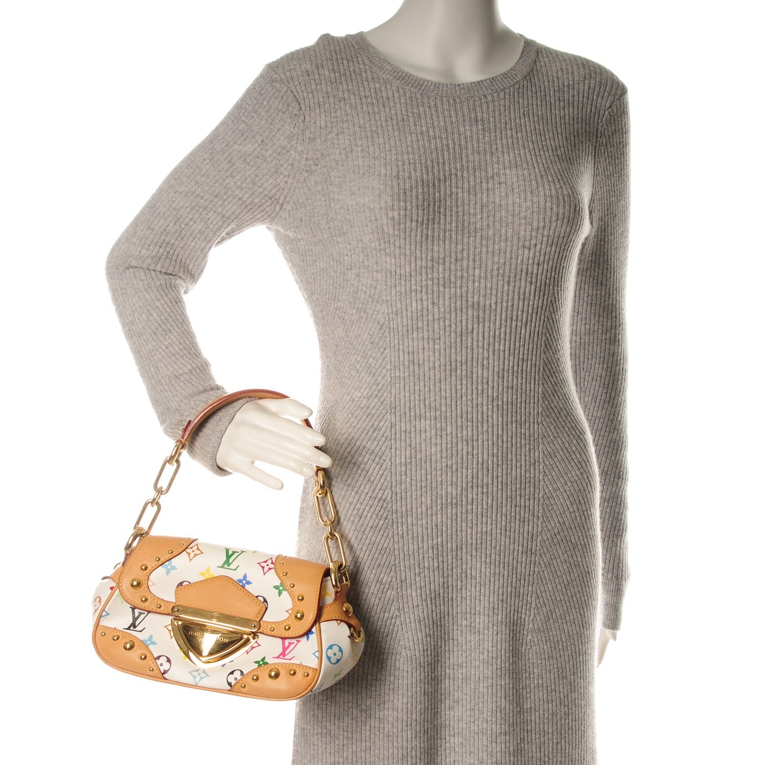 Louis Vuitton Monogram Multicolor Marilyn White 2 of 7