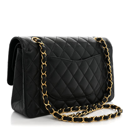 Chanel Caviar Quilted Medium Double Flap Black 3 of 10