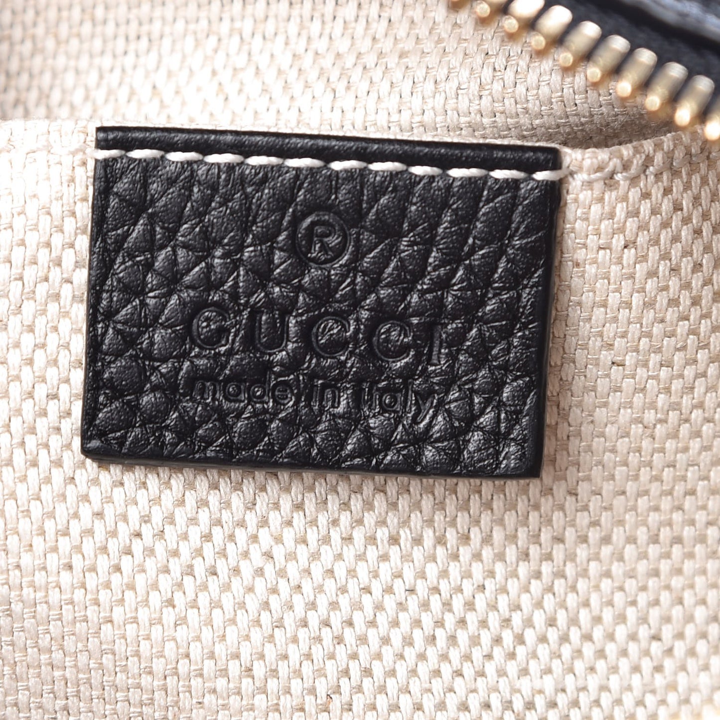 Pebbled Calfskin Small Soho Disco Bag Black