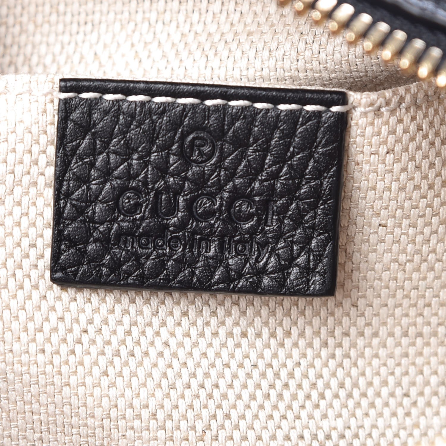 Gucci Pebbled Calfskin Small Soho Disco Bag Black 6 of 8