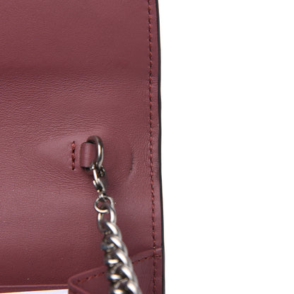 Gucci GG Supreme Monogram Blooms Mini Dionysus Chain Wallet Beige Multicolor Dry Rose 10 of 11