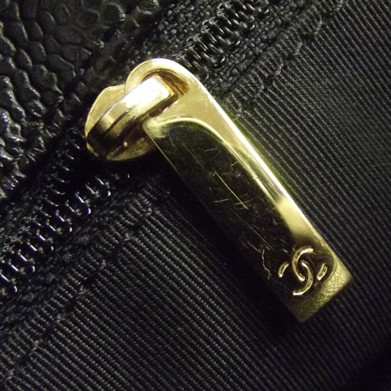 Chanel Caviar Grand Shopping Tote GST Black 9 of 10