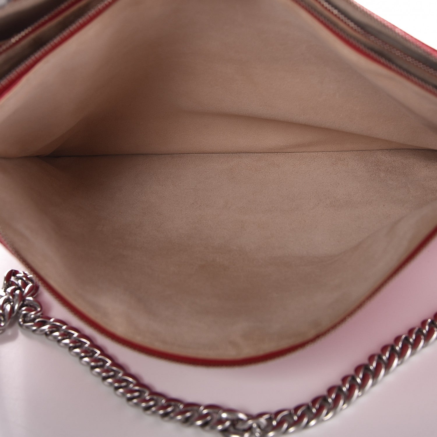 Celine Lambskin Soft Trio Zipped Bag Bright Red 7 of 11