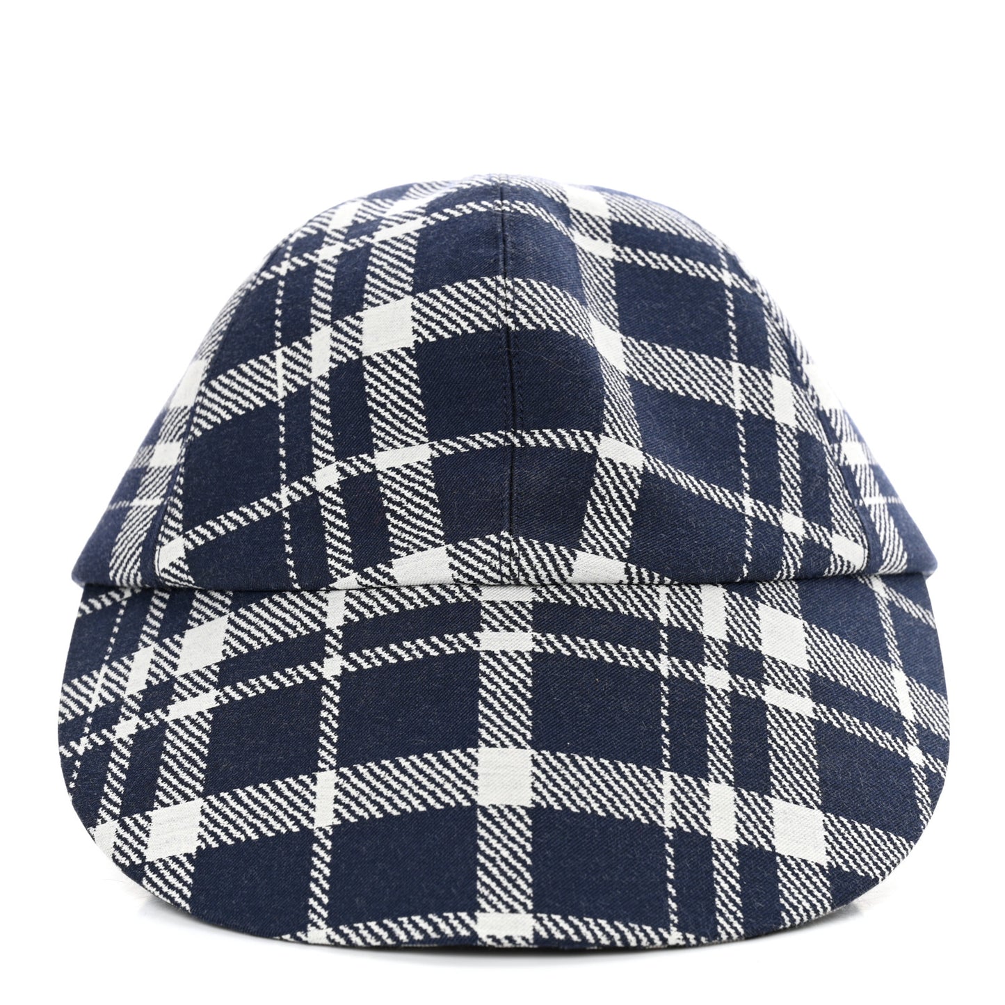 Polyester Cotton Check'N'Dior Oblique School Cap 57 Navy Blue