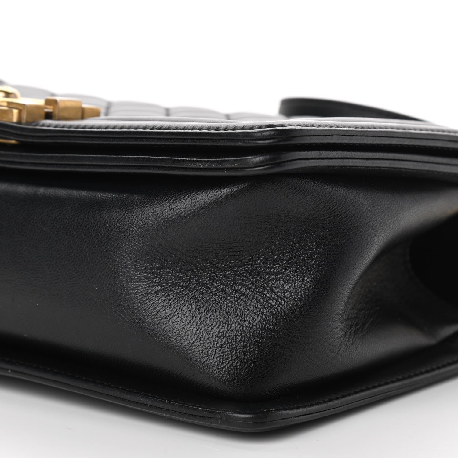 Chanel Lambskin Quilted Medium Boy Flap Black 10 of 11