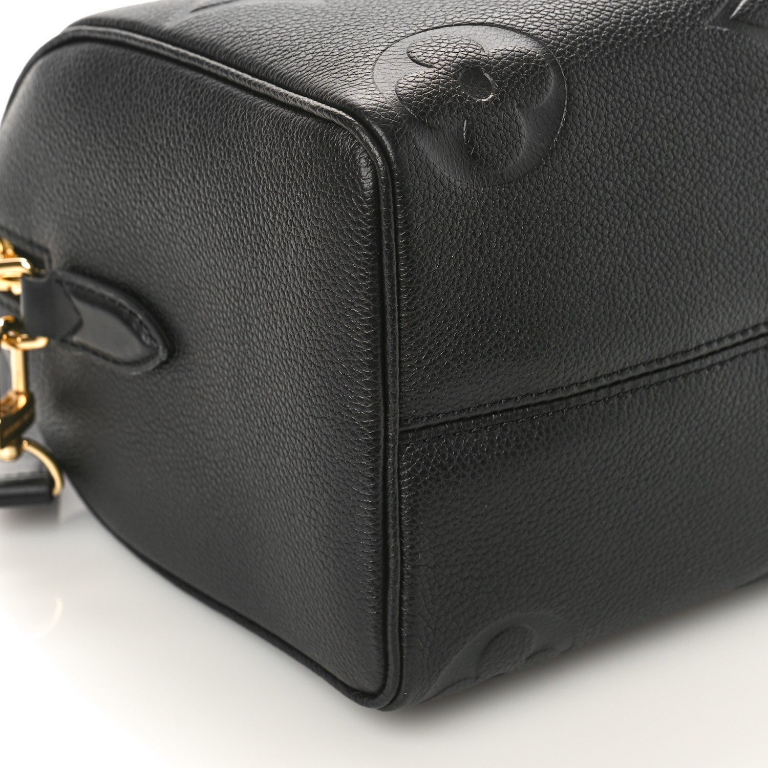 Louis Vuitton Empreinte Monogram Giant Speedy Bandouliere 25 Black 7 of 9