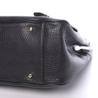 Burberry Hertiage Grain Medium Chadwich Tote Black 14 of 14