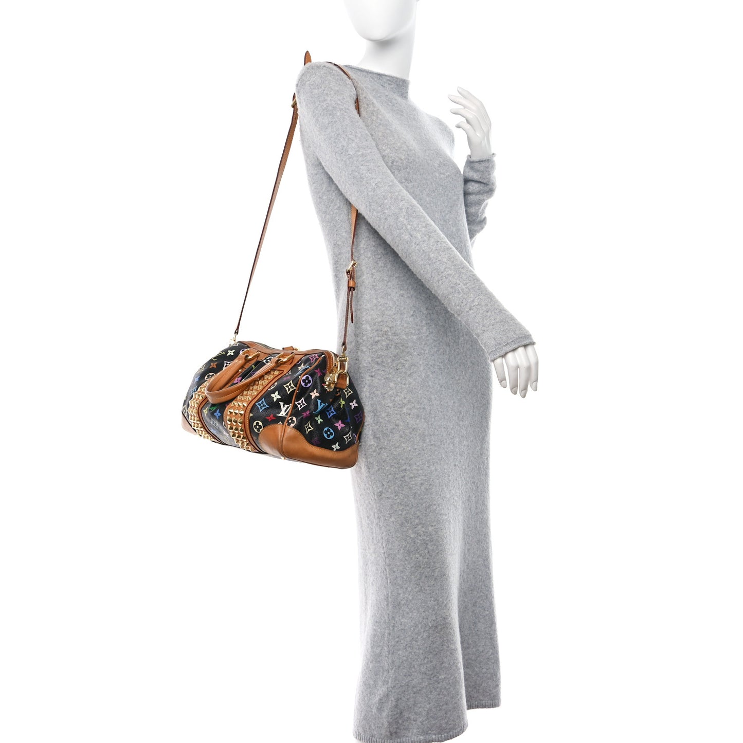 Monogram Multicolor Courtney MM Black