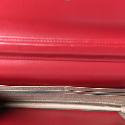 Chanel Patent Quilted Brilliant Wallet On Chain WOC Red 5 of 10