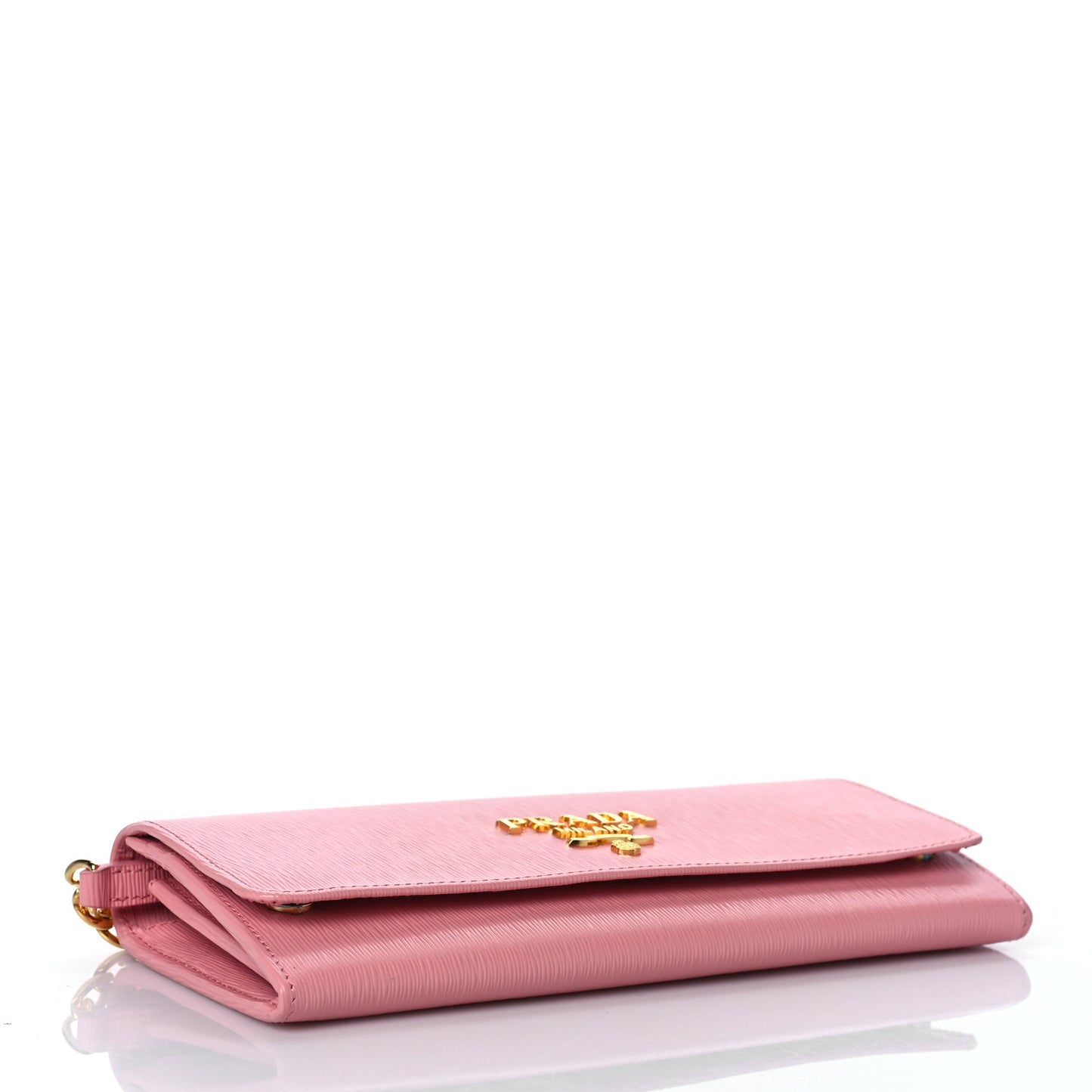 Vitello Move Metal Oro Chain Wallet Petalo