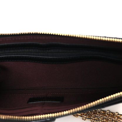 Chanel Aged Calfskin Quilted 2.55 Reissue Pouch With Chain Handle Black 5 of 8