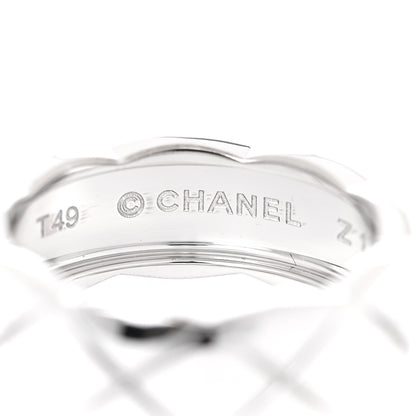 Chanel 18K White Gold Small Coco Crush Ring 49 5 3 of 5