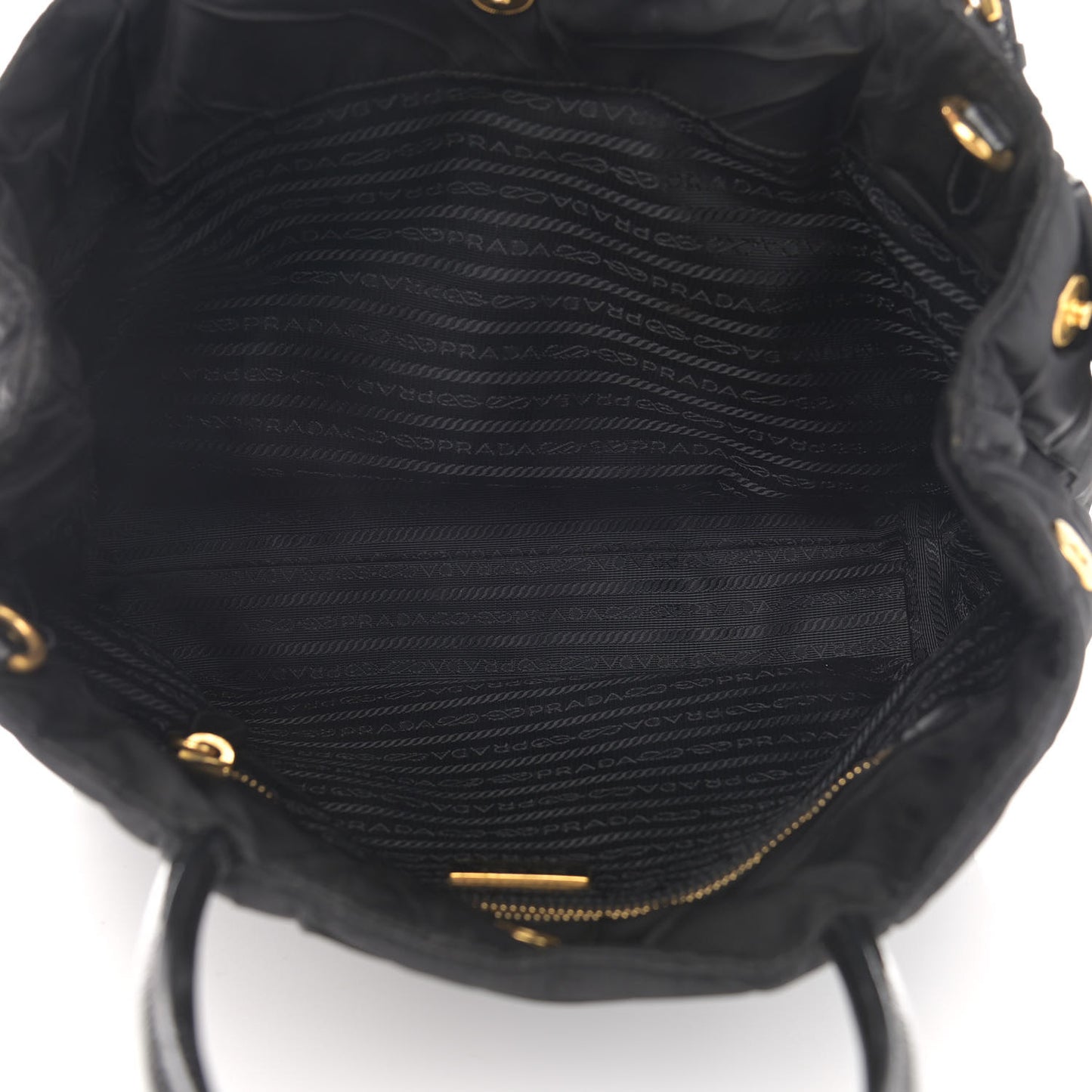 Tessuto Nylon Quilted Tote Black