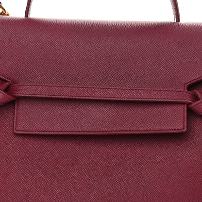 Celine Grained Calfskin Mini Belt Bag Plum 8 of 11
