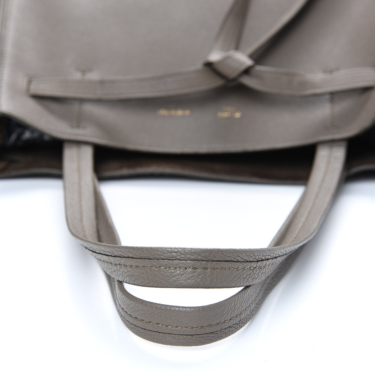 Celine Soft Grained Calfskin Small Belt Cabas Phantom Taupe 10 of 12