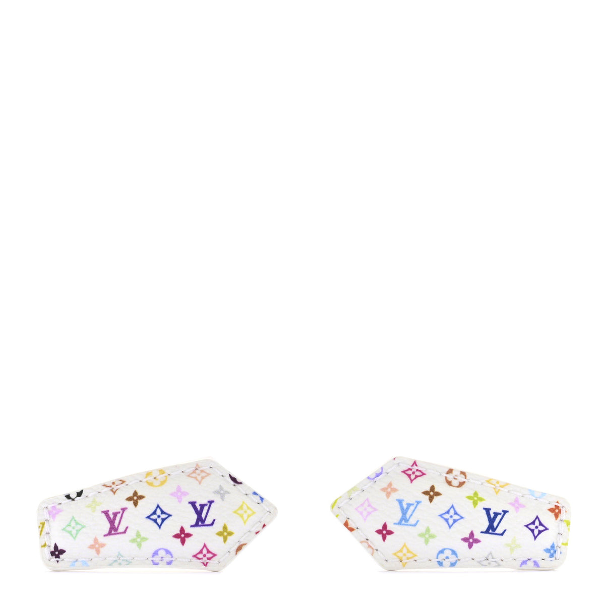 Louis Vuitton Backstage Mini Hair Clip Monogram Canvas NIB Italy LV x TM Monogram Multicolor Mini LV Backstage Hair Clips S00  main image 2