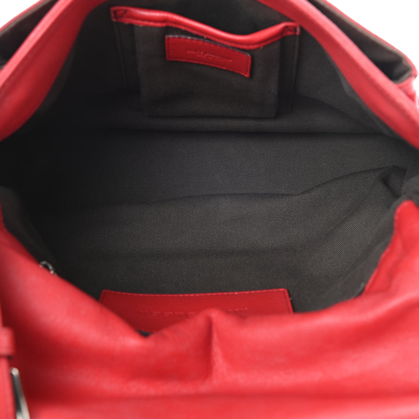 Calfskin Miss Sleek Shoulder Bag Red
