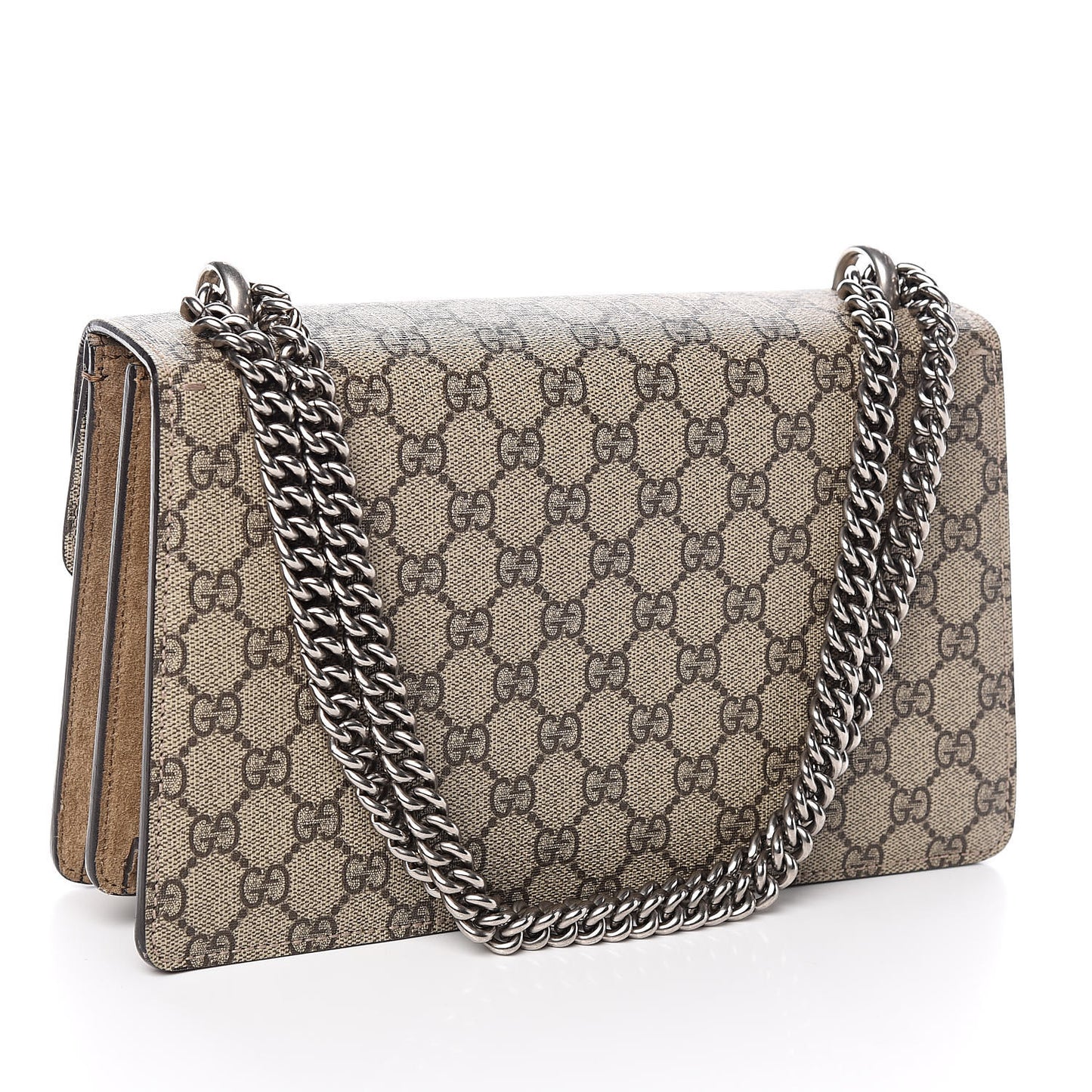 GG Supreme Monogram Small Dionysus Shoulder Bag Taupe