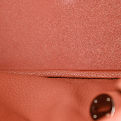 Hermes Taurillon Clemence Lindy 34 Rose Thè 13 of 21