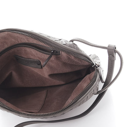 Bottega Veneta Nappa Intrecciato Pillow Crossbody Messenger Light Grey 5 of 15