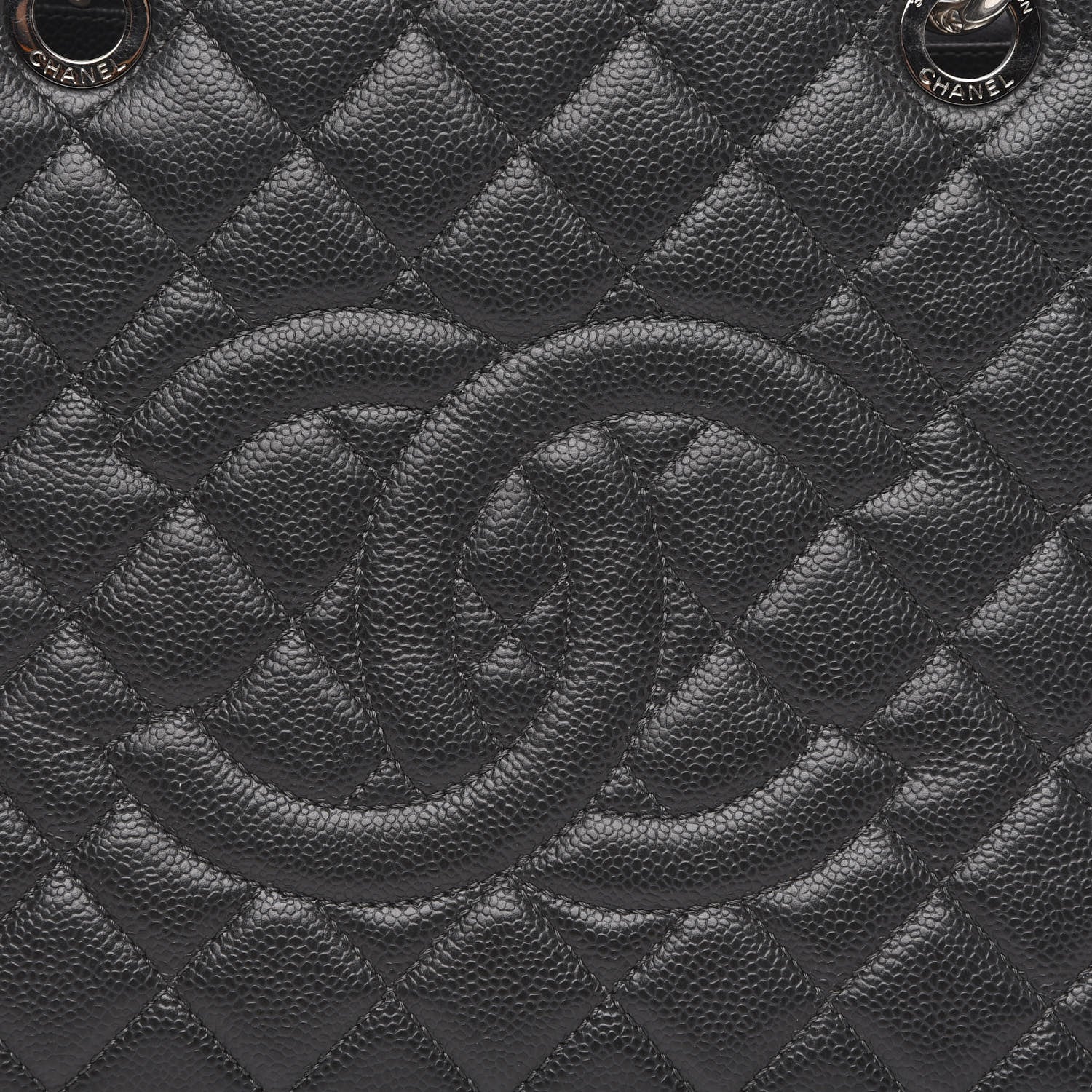Chanel Caviar Quilted Grand Shopping Tote GST Black 11 of 12