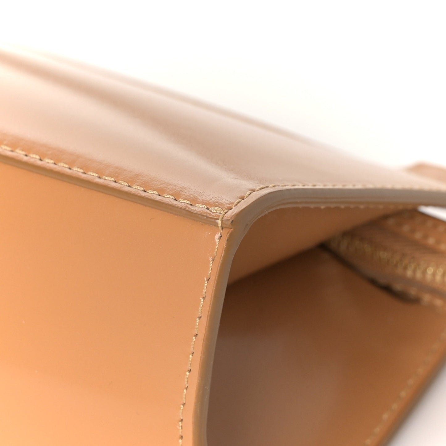 Calfskin Pencil Shoulder Bag Caramel