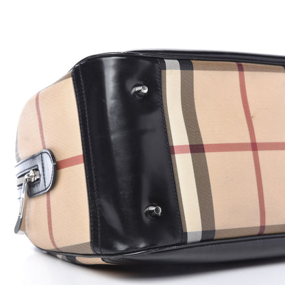 Burberry Nova Check Bowling Bag Black 6 of 9