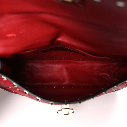 Valentino Garavani Nappa Small Rockstud Spike Shoulder Bag Rosso Valentino 5 of 9