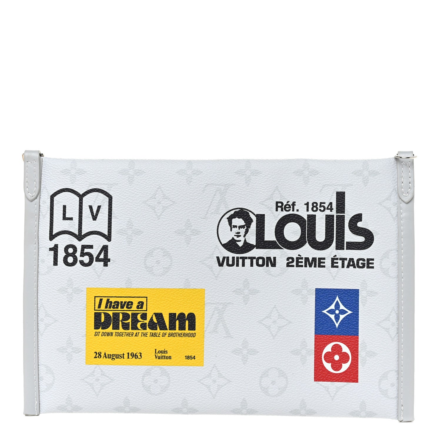 Louis Vuitton Monogram Antartica Double Flat Messenger 14 of 15