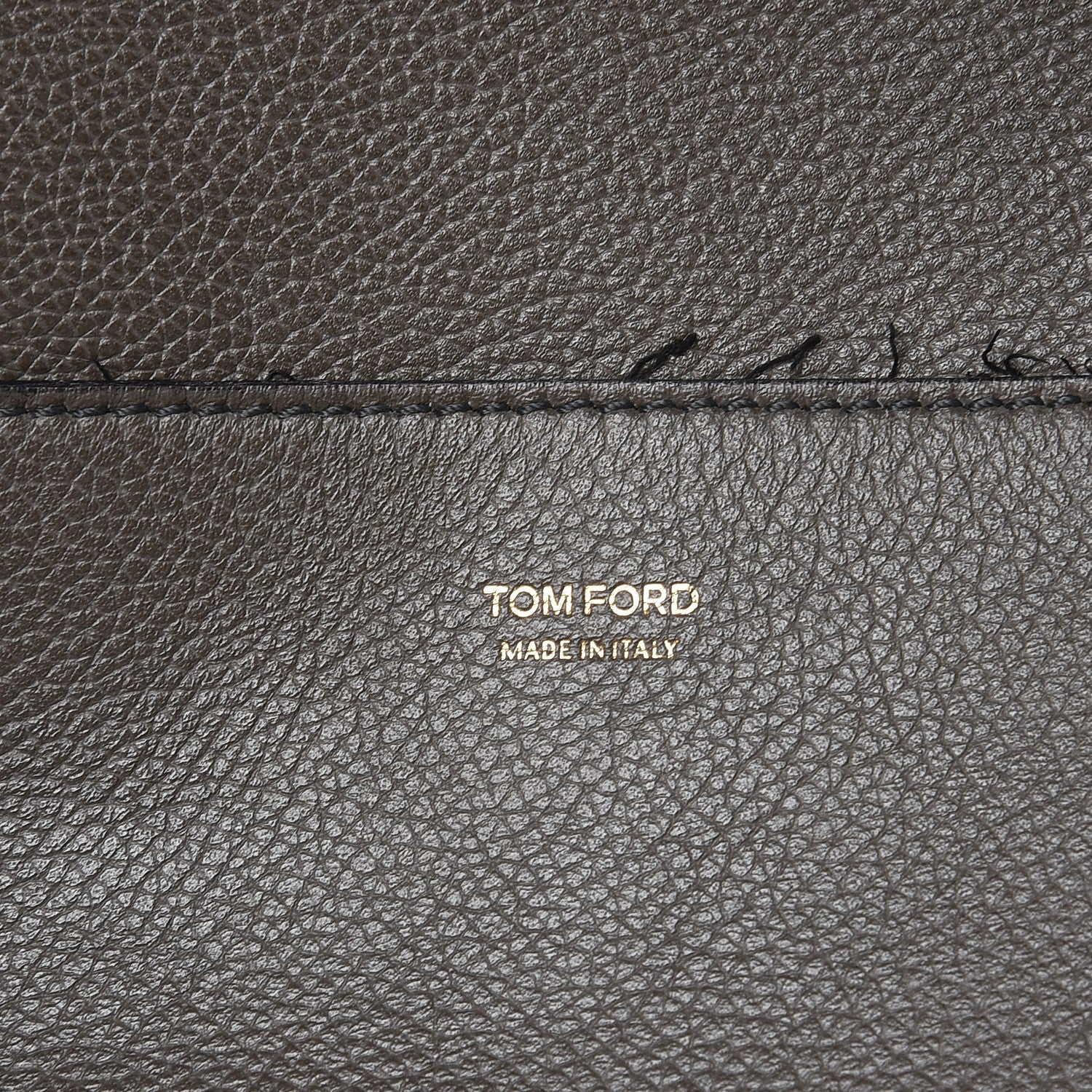 Tom Ford Pebbled Calfskin Large Jennifer Graphite 6 of 6