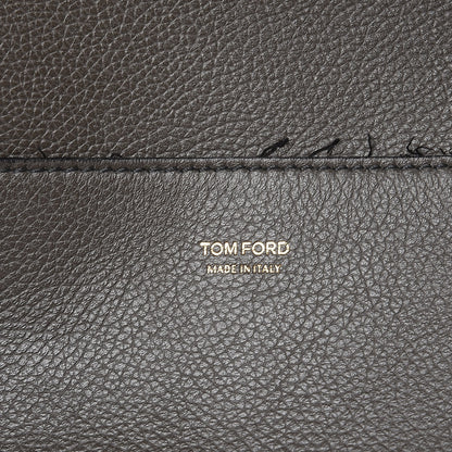 Tom Ford Pebbled Calfskin Large Jennifer Graphite 6 of 6