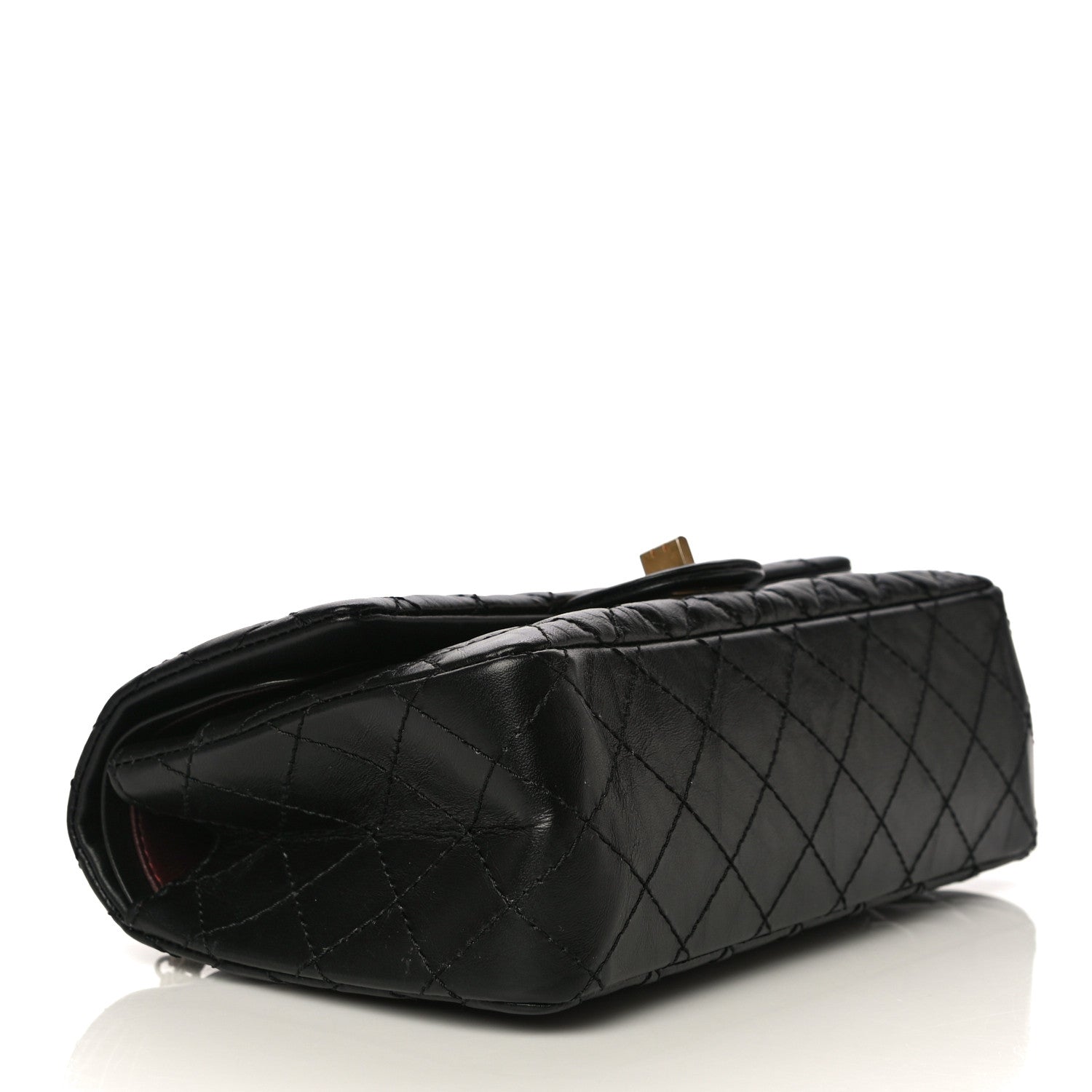 Chanel Aged Calfskin Quilted 2.55 Reissue 225 Flap Black 3 of 13