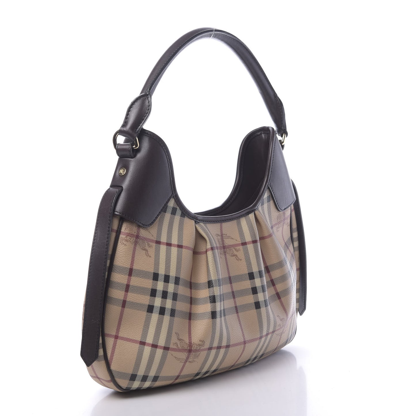 Haymarket Check Small Brooklyn Hobo Brown