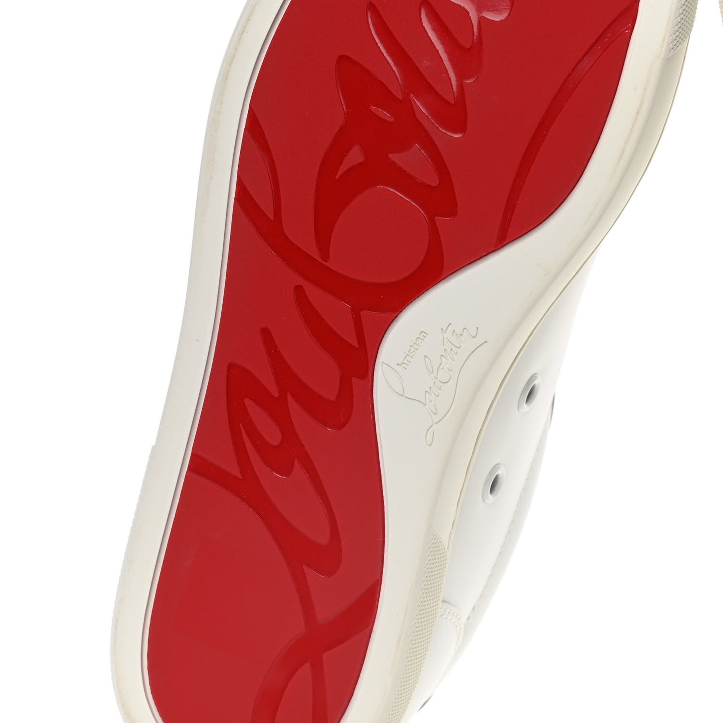 Calfskin Vieira Flat Sneakers 37.5 White
