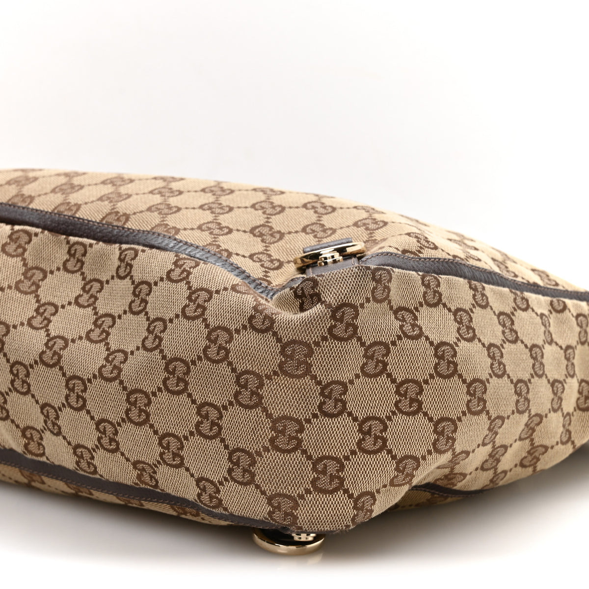 Monogram Large Abbey Tote Dark Brown