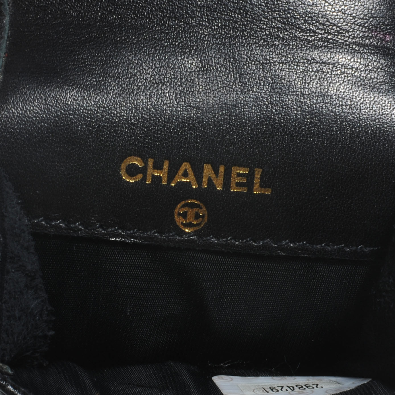 Chanel Caviar CC Accessory Pouch Black 5 of 6