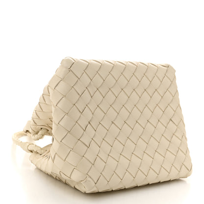 Bottega Veneta Nappa Intrecciato Small Parachute Shoulder Bag Sea Salt 4 of 9