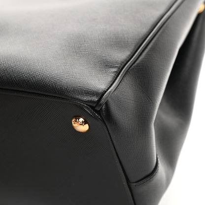 Prada Saffiano Medium Galleria Double Zip Tote Black 14 of 18