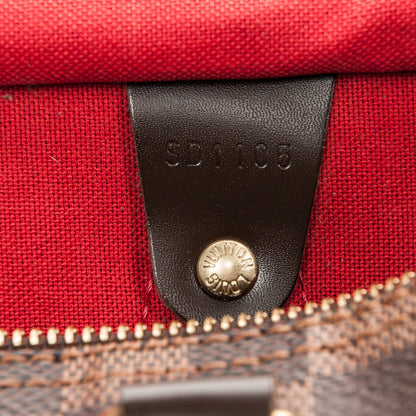 Louis Vuitton Damier Ebene Speedy 30 7 of 9