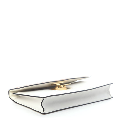 Celine Natural Calfskin Bicolor Clutch White Claycourt 3 of 7